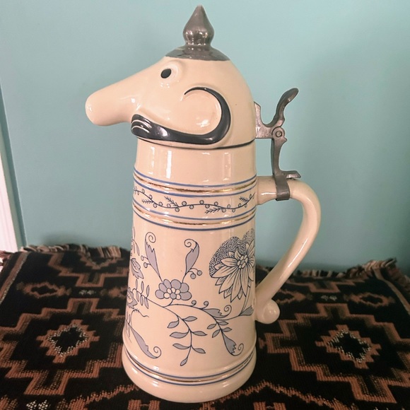 Vintage Schultz and Dooley Lidded Stein Set Utica Club Beer Webco - Picture 4 of 16